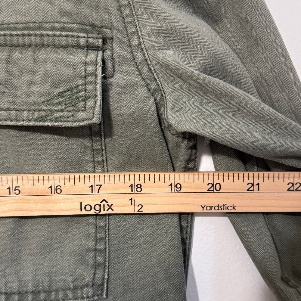 Free People We The Free Forever Free Tiered Jacket size xs army green - Picture 9 of 10